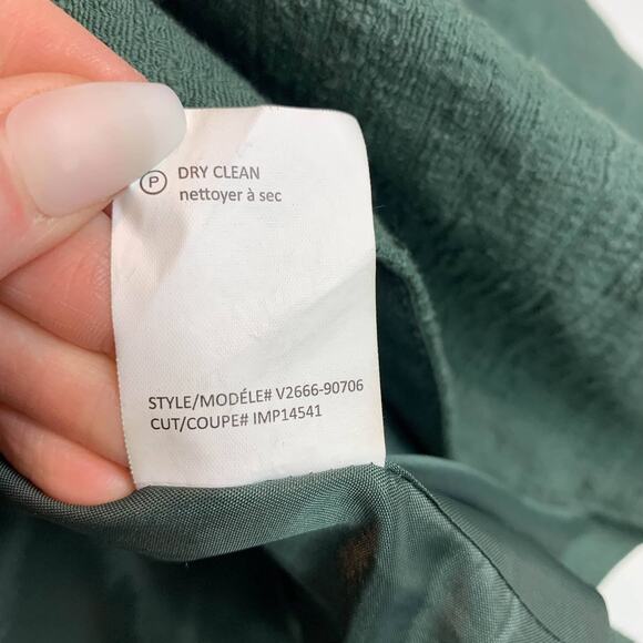 VINCE Cypress Frise moto Jacket green asymmetrical zipper futurecore 2782 - Picture 9 of 12